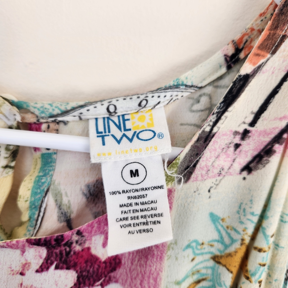 Vibrant Parisian Chic Inspired Patchwork Sleevele… - image 4